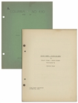 Moe Howards 34pp. Script Dated October 1938 for The Three Stooges Film Saved by the Belle -- Very Good Condition